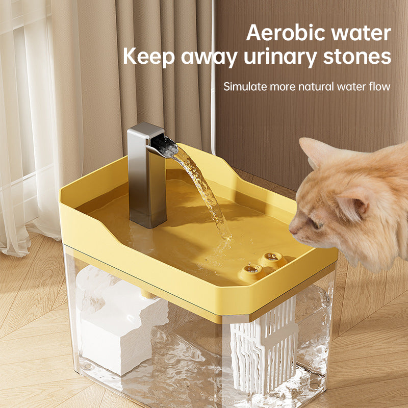 Automatic Pet Water Fountain - Filtered Drinking Fountain for Dogs & Cats