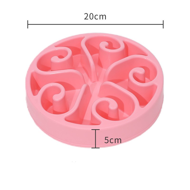 Slow-Feed Dog Bowl - Anti-Choking Pet Feeding Bowl