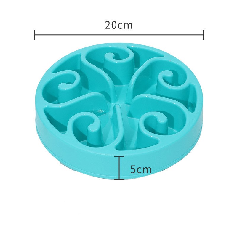 Slow-Feed Dog Bowl - Anti-Choking Pet Feeding Bowl