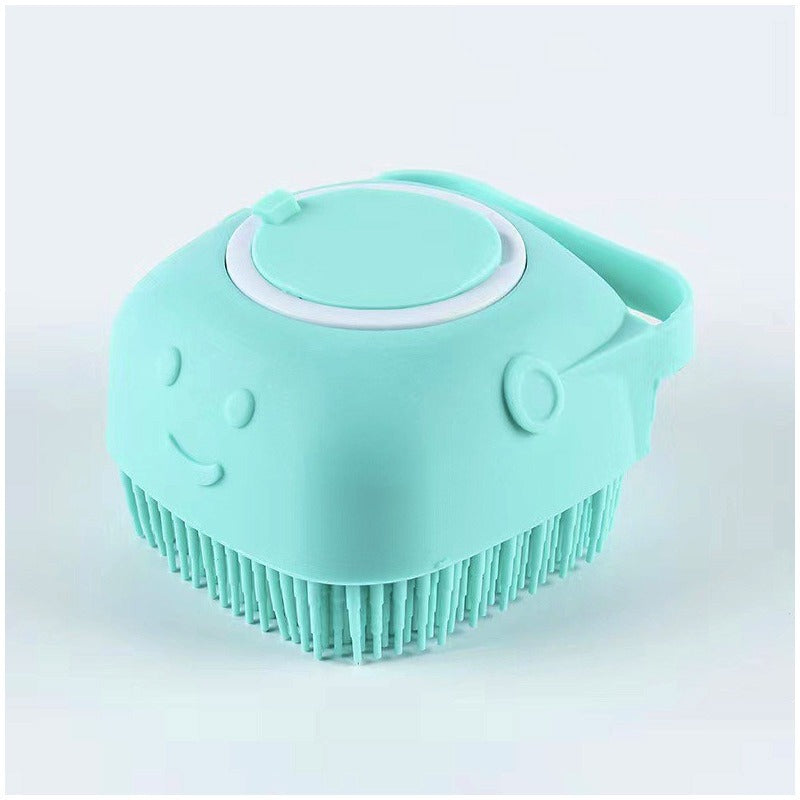Pet Shower Brush - Massage & Shampoo Dispenser for Dogs & Cats
