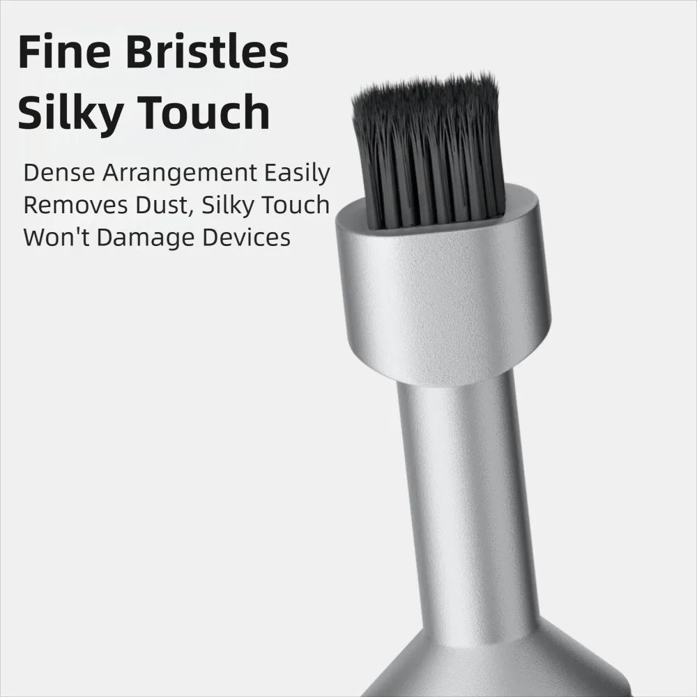 2-in-1 SIM Card Tool & Earphone Cleaning Brush - Portable Keychain