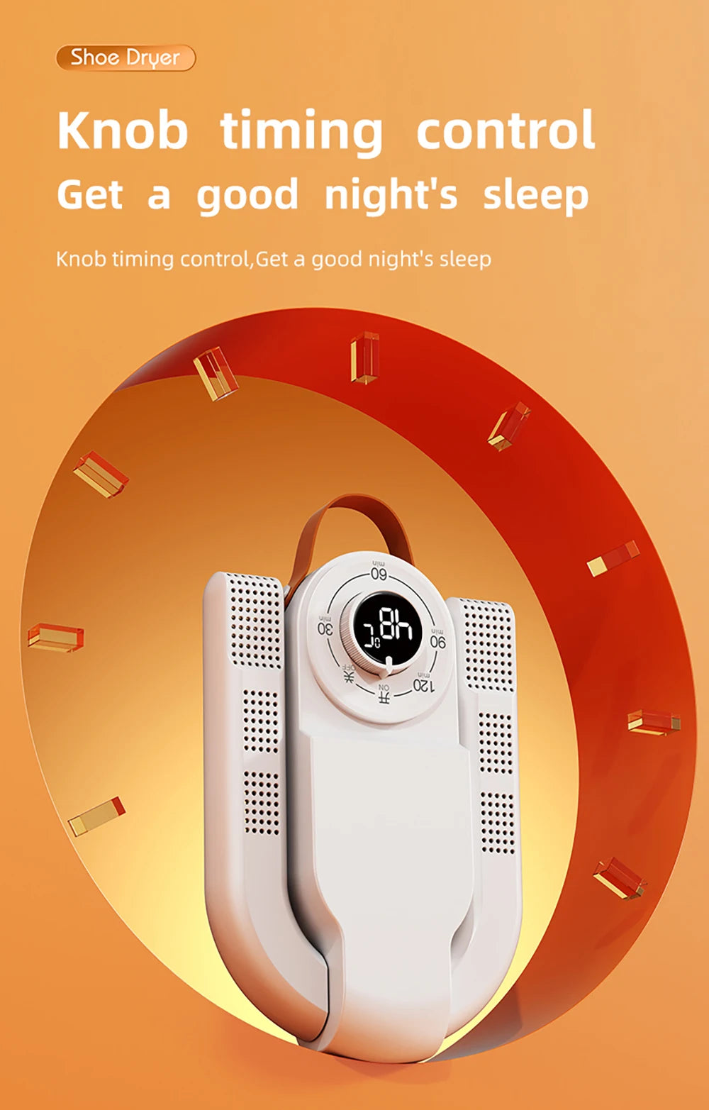 Electric Shoe Dryer - Sterilizing Dehumidifying Boot Warmer